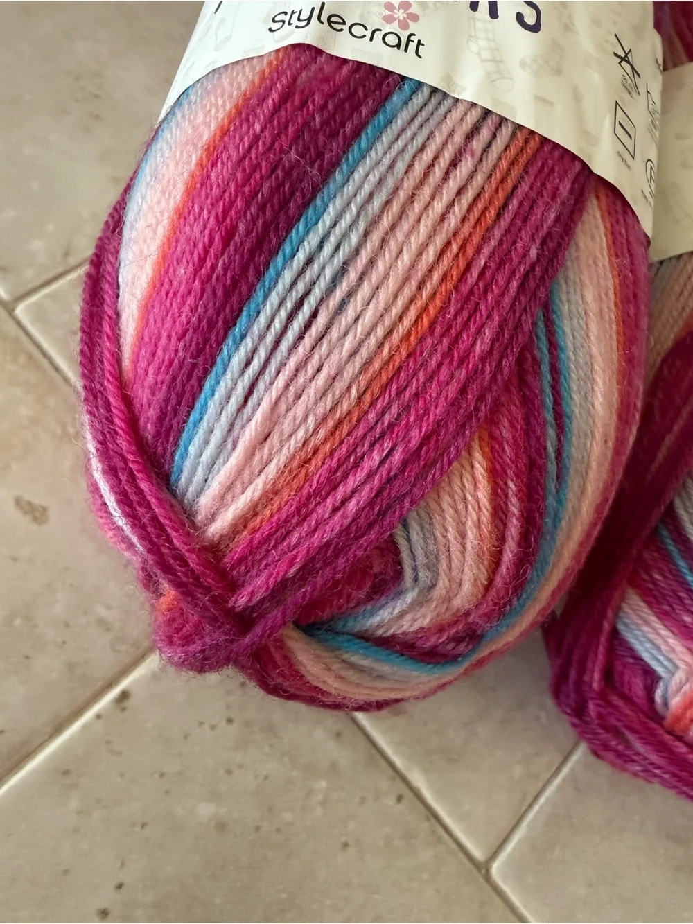 Head Over Heels All Stars Multicolor Yarn - Pink Mix - Splash